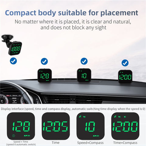 G4S Head-Up Display HUD GPS Universal Multi-Function Speedometer Portable Car Computer Display