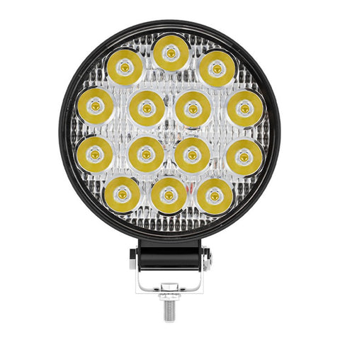 14LED 42W Car SUV Off-Road Round Spotlight Waterproof Vehicle Super Bright Headlight