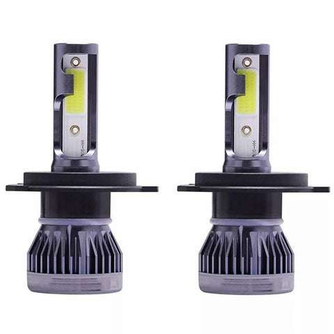 2Pcs H4 LED Headlight 360 Degree Illumination 120W 6000K High Low Beam Car Fog Lamp