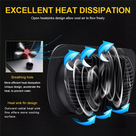 45W 5.59 x 7.8 inch Square LED Headlight Yellow White Dual Color for 6 x 7 inch Truck Light