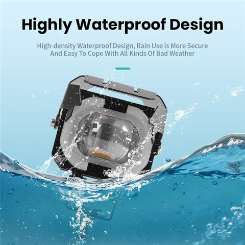 Motorcycle LED Headlight with RGB Angel Eye Halo High Low Beam Laser Spotlight