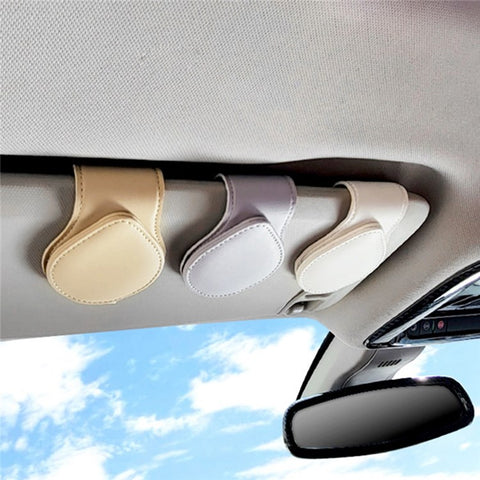 Portable Sunglasses Holder Bill Holder Clip Card Storage Accessories for Car Visor