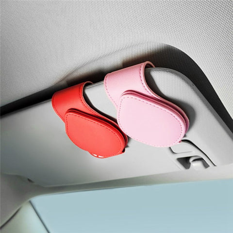Portable Sunglasses Holder Bill Holder Clip Card Storage Accessories for Car Visor