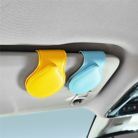 Portable Sunglasses Holder Bill Holder Clip Card Storage Accessories for Car Visor