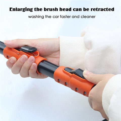 9595 Telescopic Long Handle Car Wash Broom Soft Washing Mop Non Scratch Cleaning Tool
