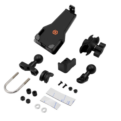 CS-1287A1 Motorcycle Rearview Mirror / Handlebar Mount Mobile Phone Holder Electric Vehicle GPS Bracket