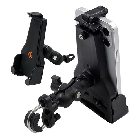 CS-1287A1 Motorcycle Rearview Mirror / Handlebar Mount Mobile Phone Holder Electric Vehicle GPS Bracket