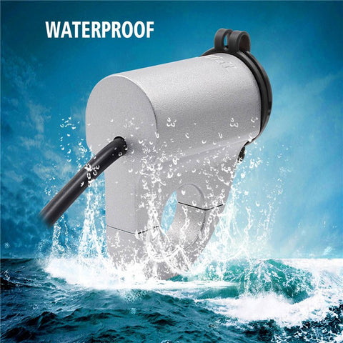 WUPP ZH-975 Motorcycle Handlebar 2.4A USB Phone Charger Aluminum Alloy Waterproof Voltage Digital Display QC3.0 Fast Charge Adapter with Switch