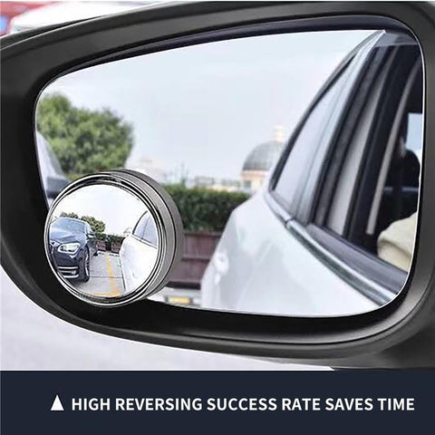 2Pcs Suction Cup 360 Degree Blind Spot Car Reversing Aid Rearview Mirror Small Round Mirror