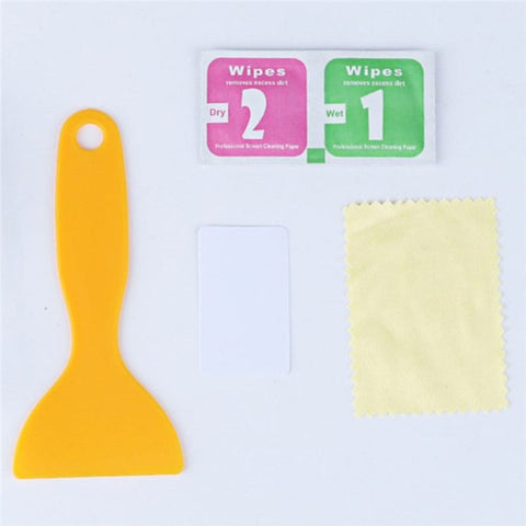 2Pcs Round 100x100mm Car Rear View Mirror Film PET Anti-Fog Rainproof Mirror Film with Tools