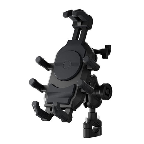 WUPP CS-2056B2 Motorcycle Handlebar Phone Holder Anti-Shock Phone Mount Stand