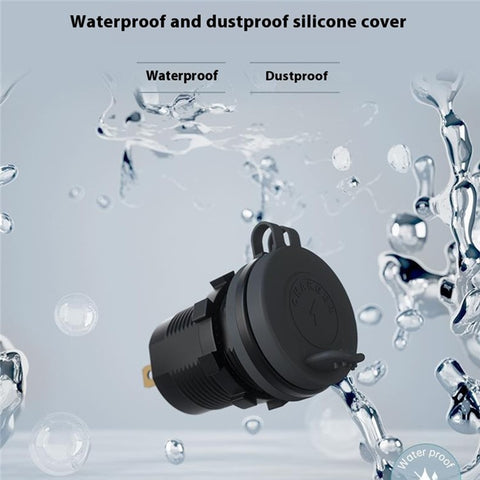 WUPP ZH-1786B2 QC3.0 Charger USB+Type-C Socket with Silicone Cap and 60cm Cable