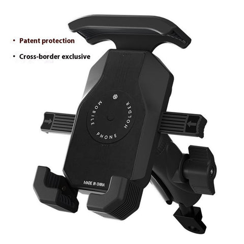 WUPP CS-051A2 Motorcycle Phone Holder Mirror Mount Anti-Shock Phone Bracket