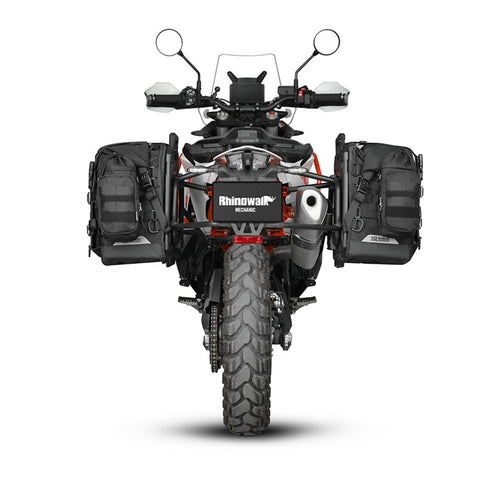 RHINOWALK Mechanic MJX2006BK Thermal Aluminum Liner Expanded Motorcycle Water Bottle Holder Bag, 10.5x22cm