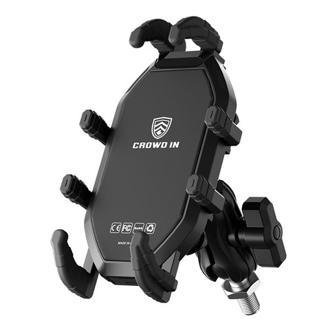 WUPP CS-2072D1 M8 Ball Head Cellphone Holder Anti Theft Motorcycle Phone Mount Bracket