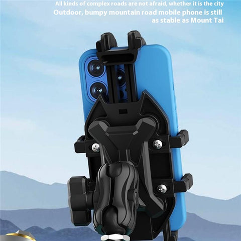 WUPP CS-2072D1 M8 Ball Head Cellphone Holder Anti Theft Motorcycle Phone Mount Bracket