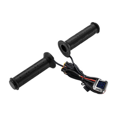 ZH-983F2 1 Pair For ATV Motorcycle Intelligent 3 Gears Temperature Adjustable Heated Grips Winter Warmer Electric Heating Hand Grips