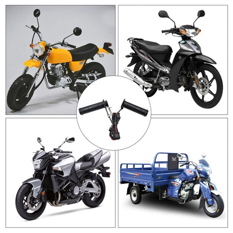 WUPP ZH-983B6 1 Pair 12V Motorcycle Winter Electric Heating Hand Grips 3 Gears Temperature Adjustable Heated Grips