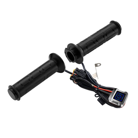 WUPP ZH-983C1 1Pair Smart 3-Gear 12V Motorcycle Heated Grips Universal Electric Heating Handlebar Modified Heating Grips Electric Scooter Warmer Handgrips