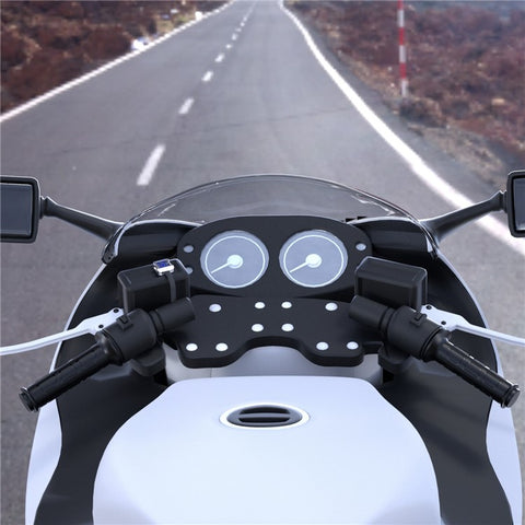 WUPP ZH-983C1 1Pair Smart 3-Gear 12V Motorcycle Heated Grips Universal Electric Heating Handlebar Modified Heating Grips Electric Scooter Warmer Handgrips