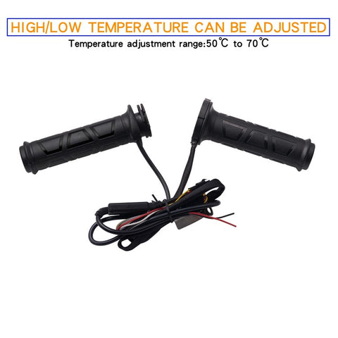 WUPP CS-095B1 1Pair Motorcycle Heating Handlebar for Winter Electric Heated Grips 12V Warmer Heating Grips