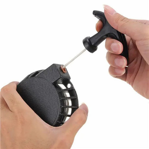 2 Stroke Motorcycle Pull Starter Aluminum Pull Start Recoil Starter for 49CC ATV Pocket Bike Mini Motorbike