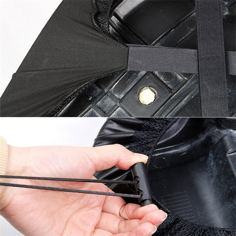 Waterproof Electric Bike Motorcycle Seat Cover Anti-Dust Sleeve Rain Cover Saddle Protector, Size: M
