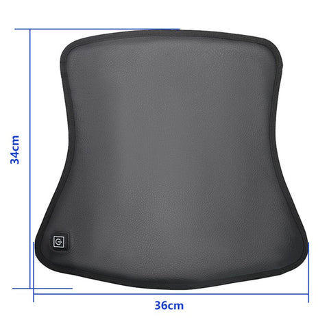 WUPP CSZH-0025A4 Motorcycle Heating Cushion Waterproof Electric Heated Seat Pad with 3-Gear Temperature Adjustment