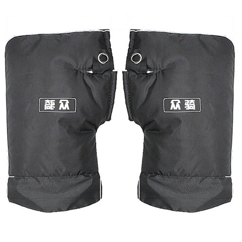 WUPP CS-1472A1 1 Pair Small Opening Motorcycle Handlebar Mitten Handlebar Winter Warmer Cover