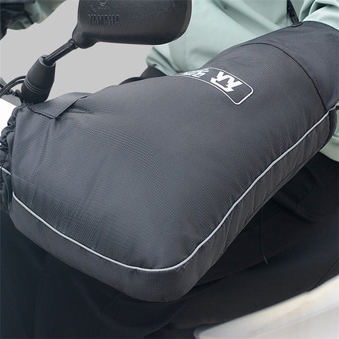 WUPP CS-1472A1 1 Pair Small Opening Motorcycle Handlebar Mitten Handlebar Winter Warmer Cover