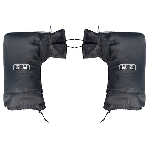 WUPP CS-1780A2 1 Pair Motorcycle Handlebar Gloves Windproof Hand Protectors Covers, Small Opening