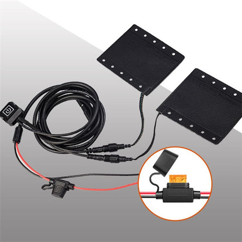 WUPP CSZH-1314A1 12V Strap-Style Heated Grips for Motorcycle Fast Heating Grips