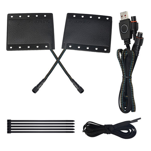 WUPP CSZH-1314B1 5V Strap-Style Motorcycle Heated Grips with Switch, IP67 Waterproof