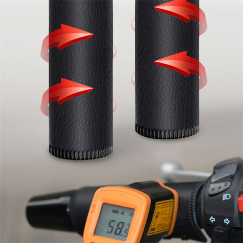WUPP CSZH-1314B1 5V Strap-Style Motorcycle Heated Grips with Switch, IP67 Waterproof