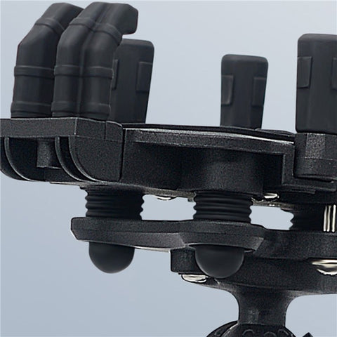 WUPP CS-1990B1 Motorcycle Rearview Mirror Phone Holder Aluminum Alloy Anti Shake Phone Mount