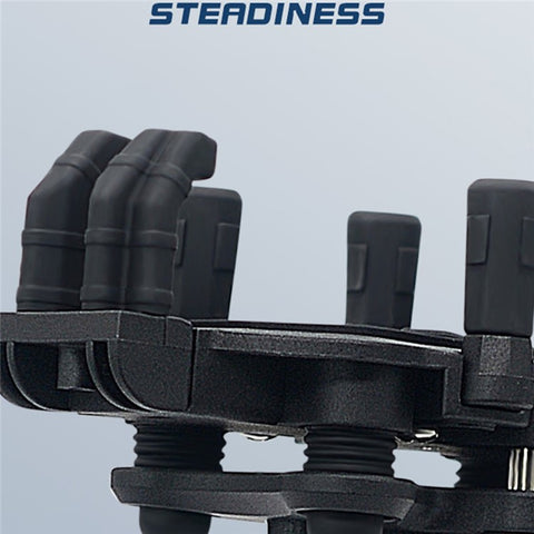 WUPP ZH-1990A2 Motorbike Phone Holder Anti-Shock Aluminium Alloy Phone Mount with M10 Ball