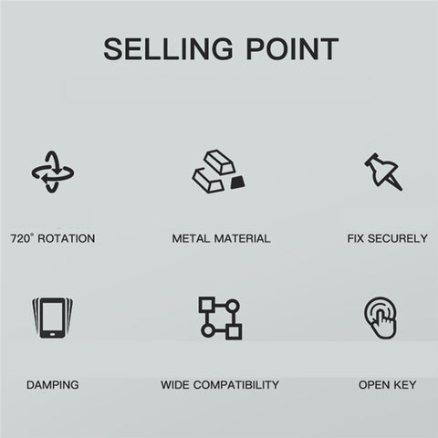 WUPP ZH-1990A2 Motorbike Phone Holder Anti-Shock Aluminium Alloy Phone Mount with M10 Ball