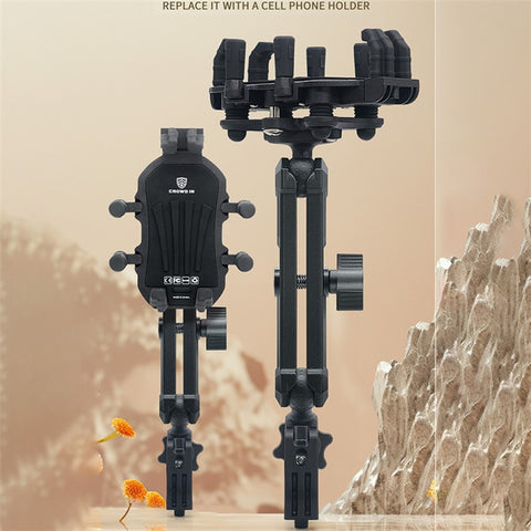 WUPP CS-2001A1 Motorcycle Camera Mount Holder Motorbike Handlebar Bracket for Gopro