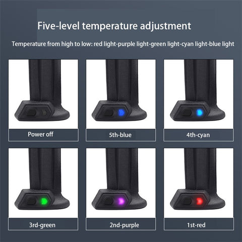 WUPP CSZH-1970A1 Motorcycle Electric Heated Grips 2.5mm + Three-Wire ACC Version