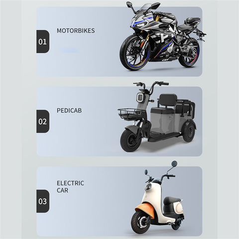 WUPP ZH-1990A1 Motorcycle Electric Bike Phone Mount Cell Phone Bracket + M8 Ball Head Set