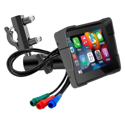 W512B Motorcycle Carplay GPS Navigation 5-Inch IPS Touch Screen with 2 Cameras+Bracket