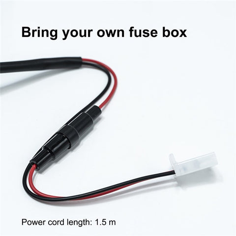 KAAWAZONO Motorcycle Handlebar Dual USB Mobile Phone Charger Electric Motorcycle 2.1A Fast Charge Adapter with Switch