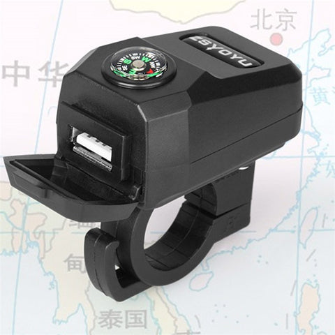 ZSYOYU ECAC Waterproof Electric Bicycle Phone Charger Dust-proof Fast Charging USB Charger for E-Bike Motorcycle