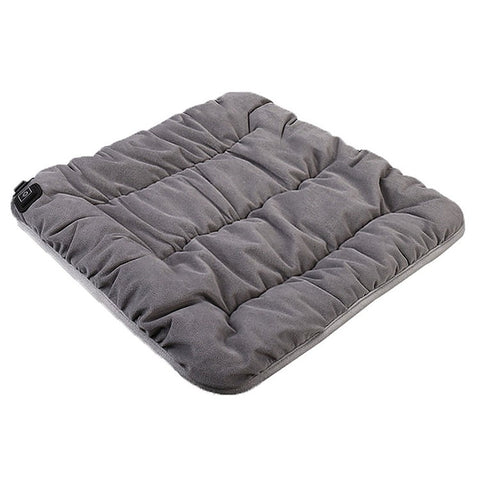 45 x 45 x 8cm Heated Cushion Car Velvet Seat Cushion Car Chair Cover Mat USB Heating Seat Pad