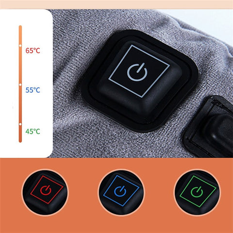 45 x 45 x 8cm Heated Cushion Car Velvet Seat Cushion Car Chair Cover Mat USB Heating Seat Pad