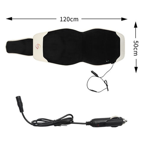 WM-XL2 Universal 12V / 24V Car Heated Seat Cover with Backrest Vehicle Seat Cushion Warmer for Winter
