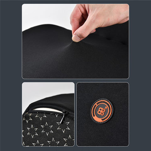 ZK001 Space Memory Foam Filling Integrated Lumbar Support Car Seat Cushion