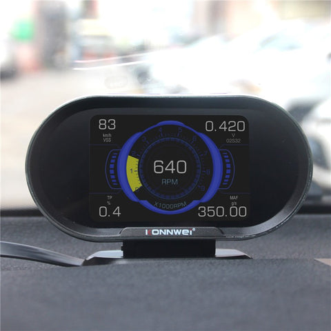 KONNWEI KW206 Auto Diagnostic Scanner Auto Onboard Computer Gauge + OBDII Engine Scanner