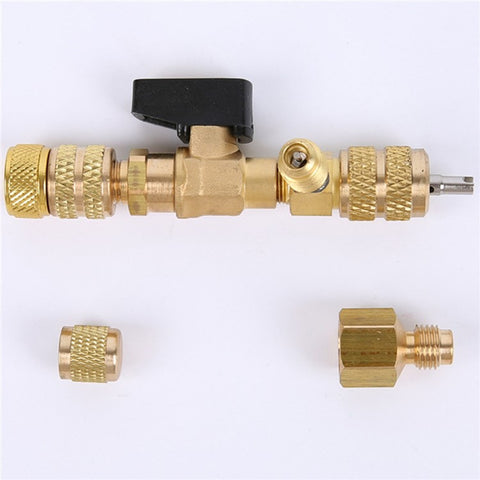 C0122 R410A R22 Spool Remover Installation Tool Set (10Pcs Spool Valves + 1Pcs Remover + 1Pcs Installation Tool)