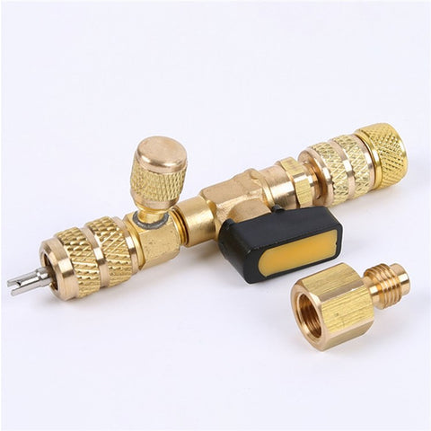 C0122 R410A R22 Spool Remover Installation Tool Set (10Pcs Spool Valves + 1Pcs Remover + 1Pcs Installation Tool)